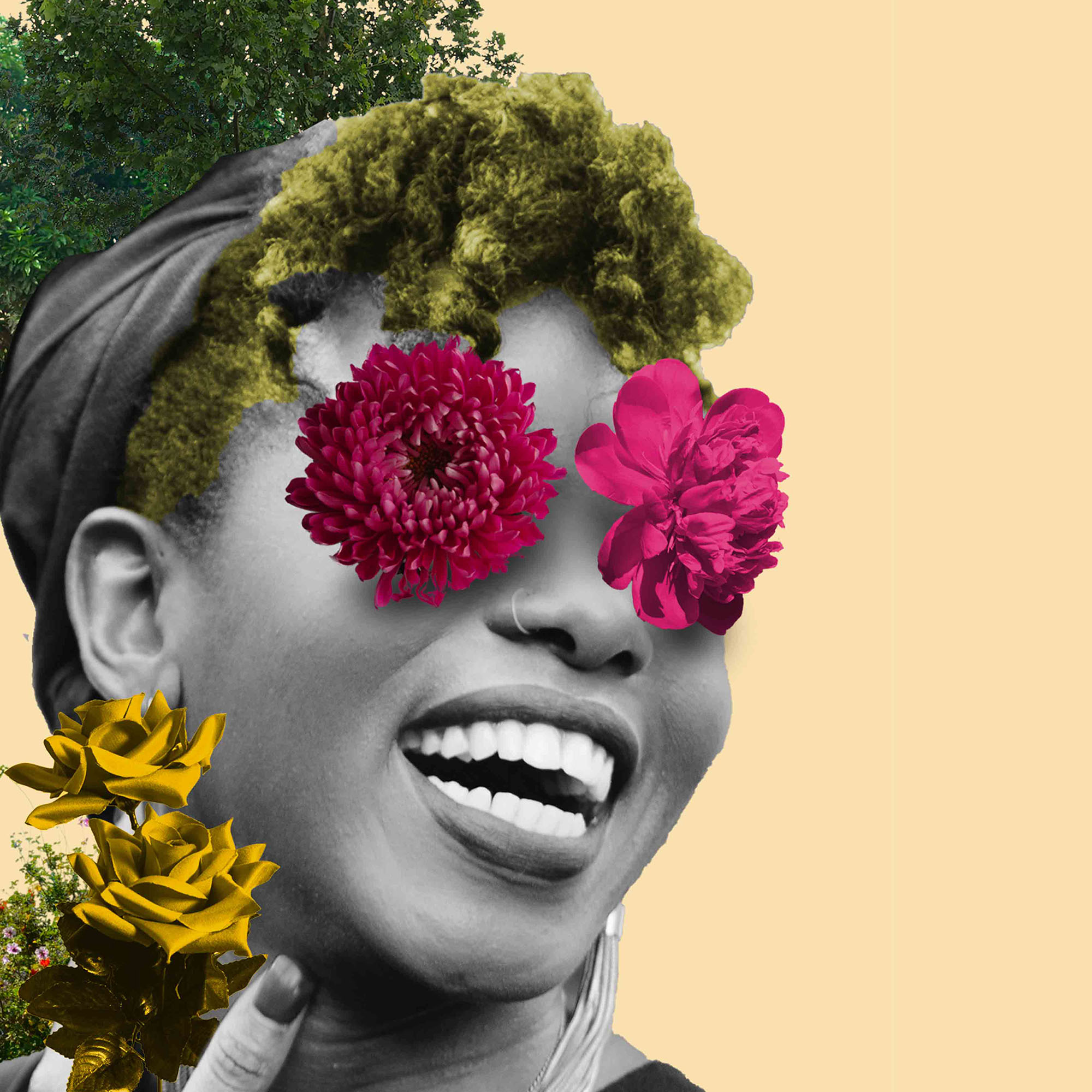 TUSCANIA FESTIVAL 2019 collage donna fiori natura